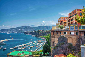 Overlook view in Sorrento