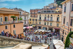 View of Piazza from Porch of Cathedral
