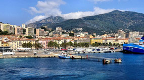 Shoreline of Ajaccio