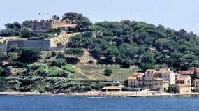 View of Citadelle on Hill - leaving port