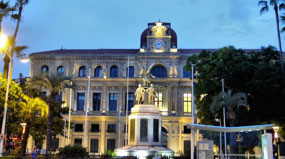 City Hall & WWII Monument