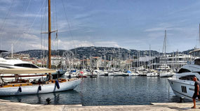 Yachts at Gare Maritime