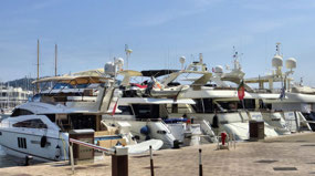 Yachts at Vieux Port