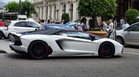 Lamborghini - one of many expensive cars