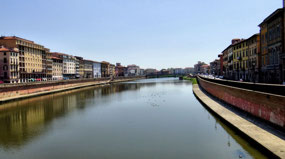 Arno River Historic Buildings