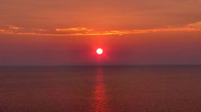 Sunset along the Adriatic Sea