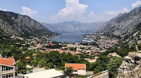 Overlook view toward Bay of Kotor-Fantastic!