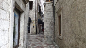 Pink Tiled Narrow Lanes - Old Town Kotor