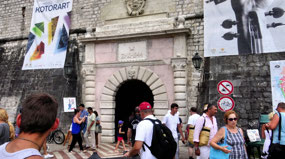 Sea Gate into medieval Old Town Kotor