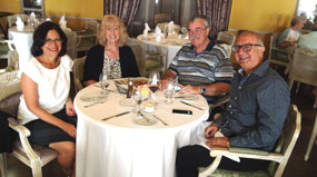 Dinner with Nellie and Sam