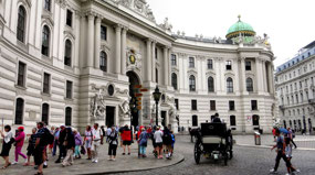 Hofburg Museum Building on Michaelerplatz