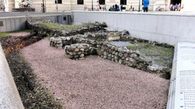 Roman ruins at MichaelerPlatz