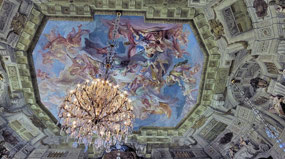 Marble Hall fresco ceiling
