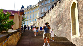 Stairway from Castle to Lesser Town