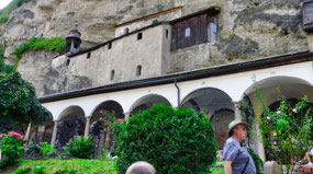Catacombs cave-like chapel