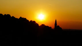 Sunset from Capuchin Mountain