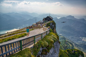 Viewpoint on top of Schafberg Mountain