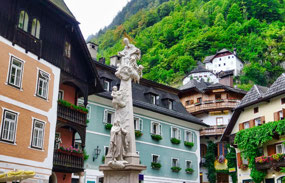 Holy Trinity Column erected in 17