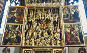 Winged Gothic Alter from 1481