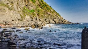 Brave Swimmers - Cave Beach