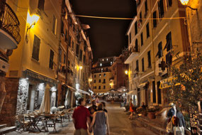Main street at night