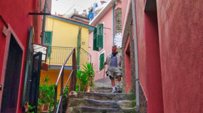 Steps everywhere