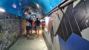 Riomaggiore Tunnel from train station