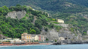 view of Torre Aurora, beginning of Old Town