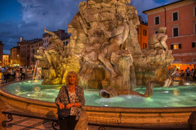 Fiumi Fountain by Bernini - Piazza Navona