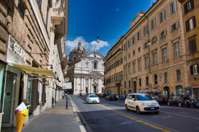 hotel located on Corso Vittorio Emanuele II 