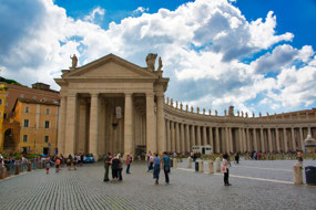 Colonnade along St. Peter's Square