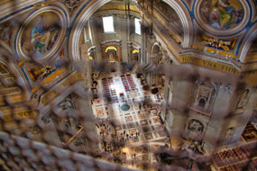 Looking down at Basilica