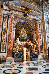 Pope Alexander VII statue