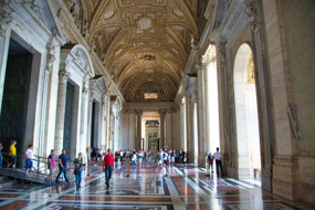Portico along front of Basilica