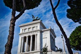 back of Vittoriano monument