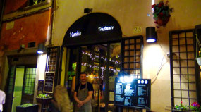 dinner at Vecchia Trastevere
