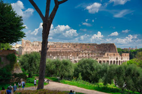 great hilltop views of Colosseum