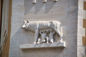 She-Wolf with Romulus & Remus