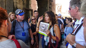 Julianne with our tour group 