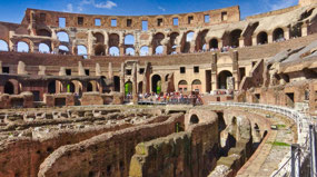 view across ampitheater