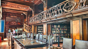 Library in Municipal Palace