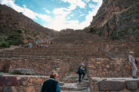 How many Terraces of Steps to the Top?