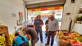 Getting Fruit for Village Visit