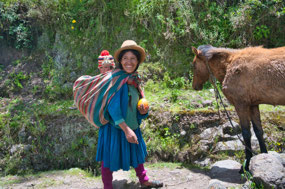 Villagers along Mountain Road