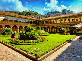 One of several Courtyards in Monasterio