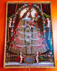 Picture of Virgin Mary in Inca dress