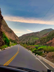 Pretty Drive through Canyon