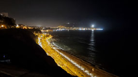 Lights along the Bay - Miraflores