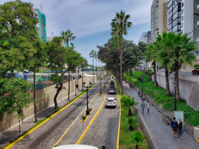 Avenue José Pardo pretty place to walk