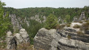 Bastei Bridge - sandstones